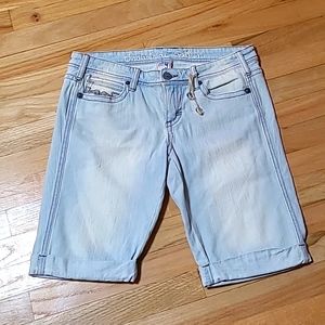 Industrial Cotton Jean Capris